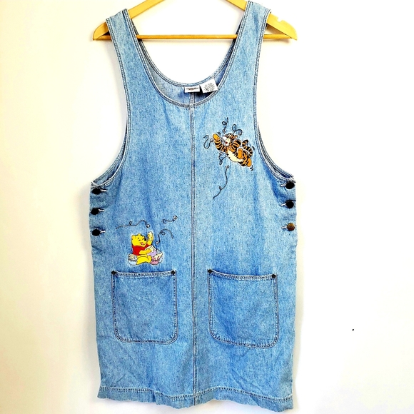 winnie the pooh overall dress